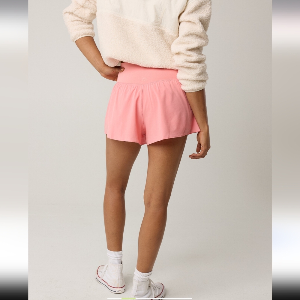 XXS,XS,M,L: Aerie Crossover Flowy Stretch Shorts: - Picture 8 of 8